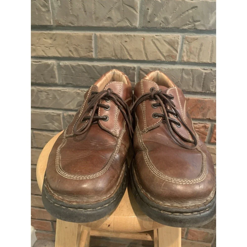 Born Men’s Brown Leather Lace Up Oxfords Size 11M